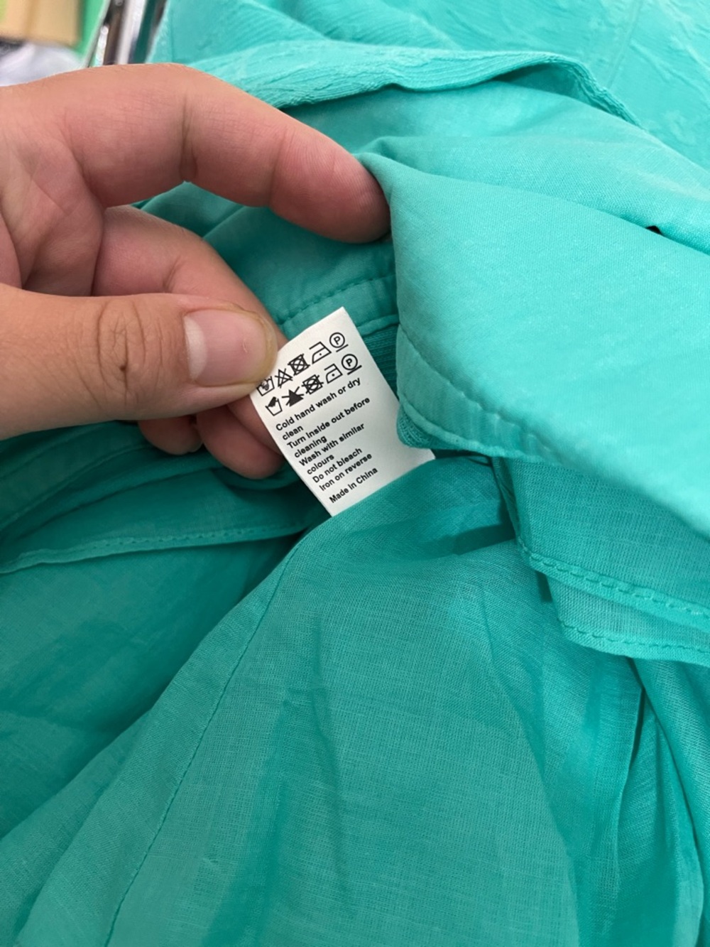 ME+EM NWOT Cotton Pop Woven Floral Jacquard Maxi Cut Out Dress Menthol green 12 - Picture 13 of 13